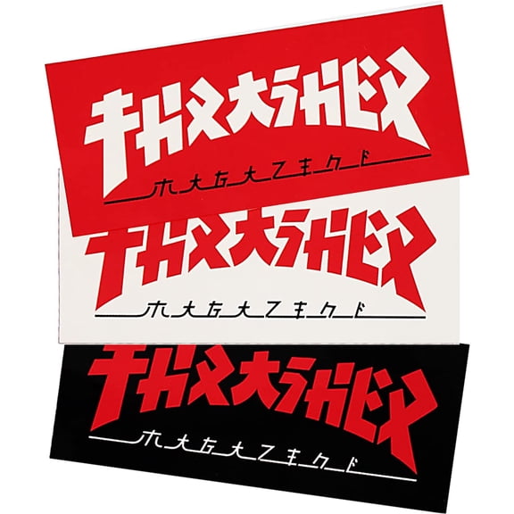 Thrasher Godzilla Rectangle Decal 2.5"x6" Assorted