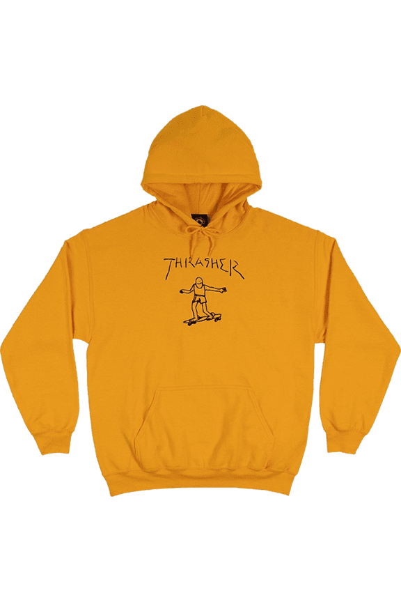 Gonz Logo Hd/Swt L-Gold