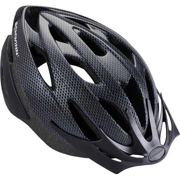 Thrasher Helmet for Adults, Size 58-62 cm for Riders Ages 14+, Microshell, Adjustable Dial & Straps, Interior Padding, Air Vents, Lighted or Unlit, Visor, Adult Bike Helmet