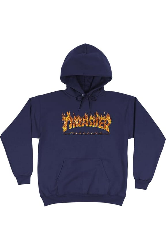 Inferno Hoodie Sweatshirt Medium Navy