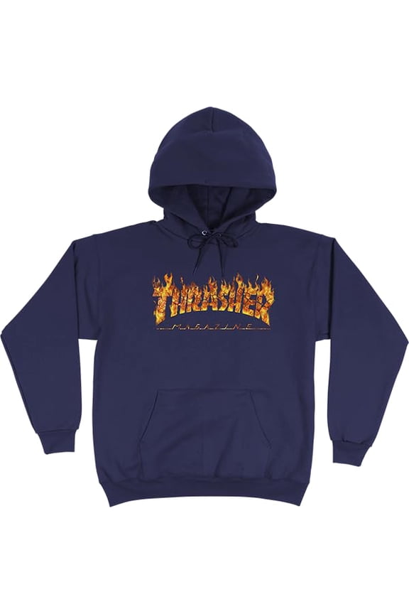 Inferno Hoodie Sweatshirt Small Navy