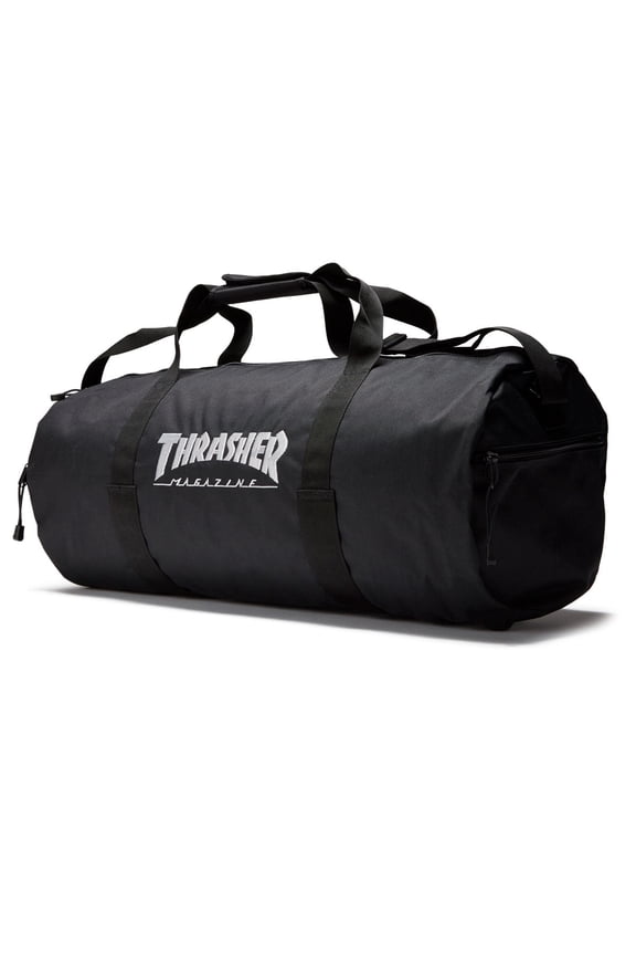 Magazine Logo Black Duffel Bag with Velcro Board Straps - One Size Fits All