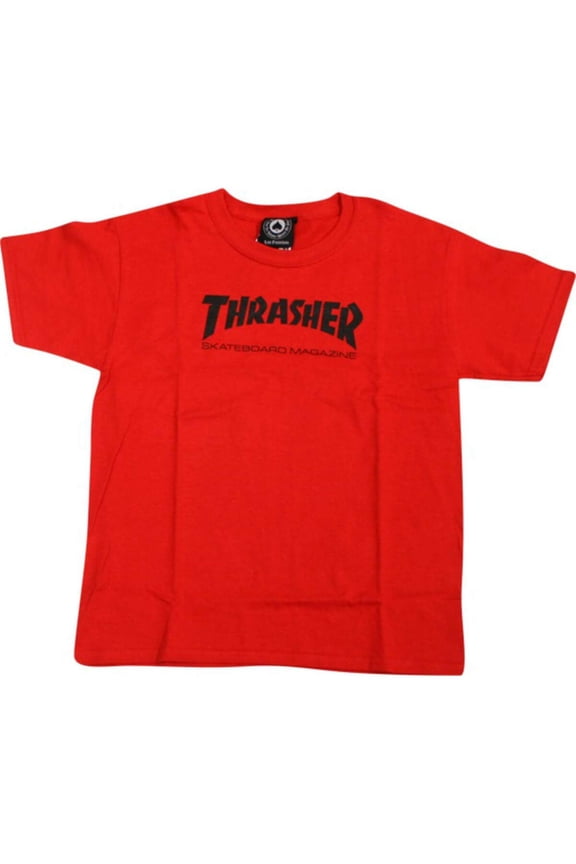 Magazine Logo Youth Extra Small T-Shirt Red