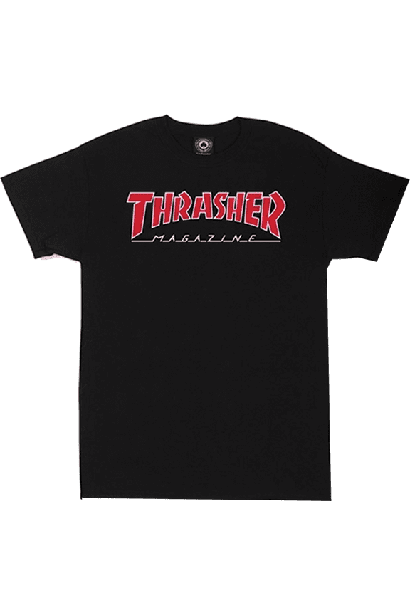 Outlined Ss L-Black/Red/Wht