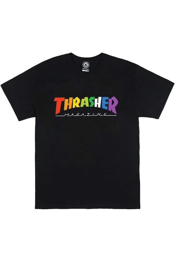 Rainbow Mag Small T-Shirt Black