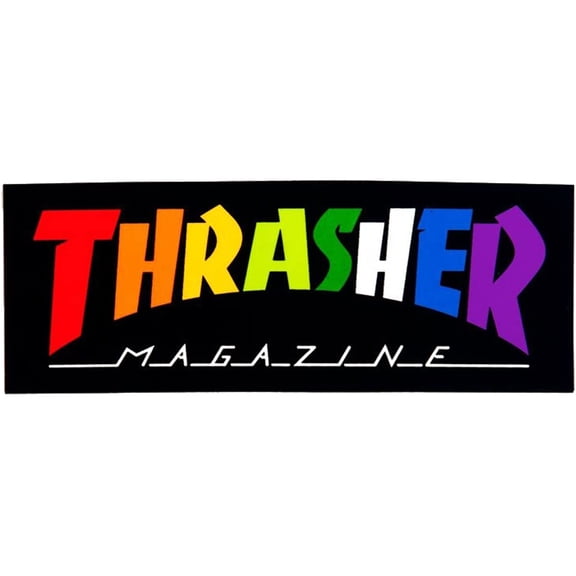 Thrasher Rainbow Magazine Decal
