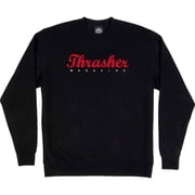 Thrasher Script Crew Sweatshirt Medium Black