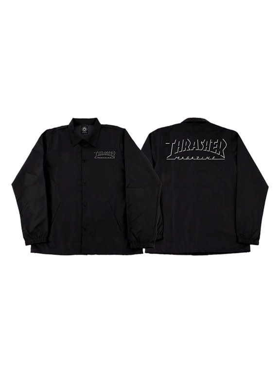 Shadow Mag Logo Black Coach Jacket S