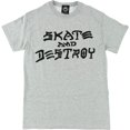 thumbnail image 1 of Thrasher Skate & Destroy Small Size T-Shirt - Grey, 1 of 1