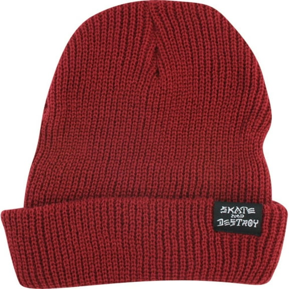 Thrasher Skate Goat/Skate & Destroy Beanie - Maroon