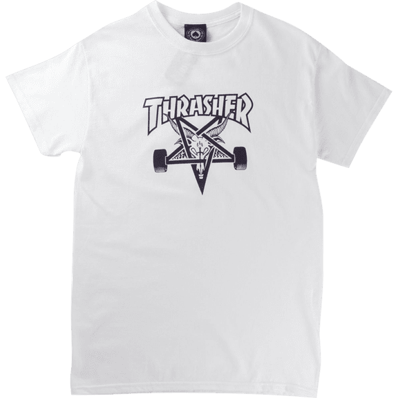 Thrasher Skate Goat Ss L-White