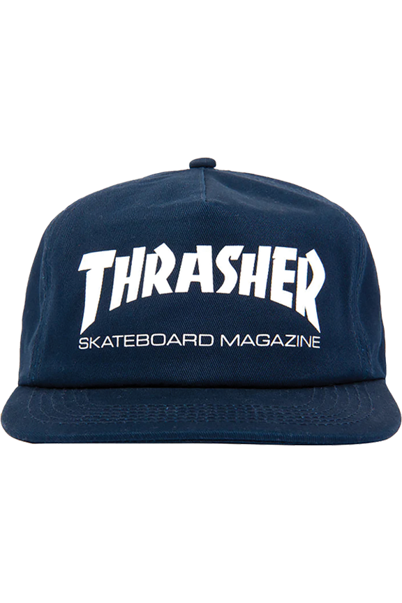 Skate Mag Hat Navy White