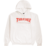 Thrasher Skate Mag Hd/Swt M-Wht/Red