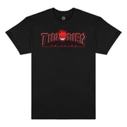 Thrasher Spitfire Big Head Outline Black Short Sleeve T-Shirt XXL