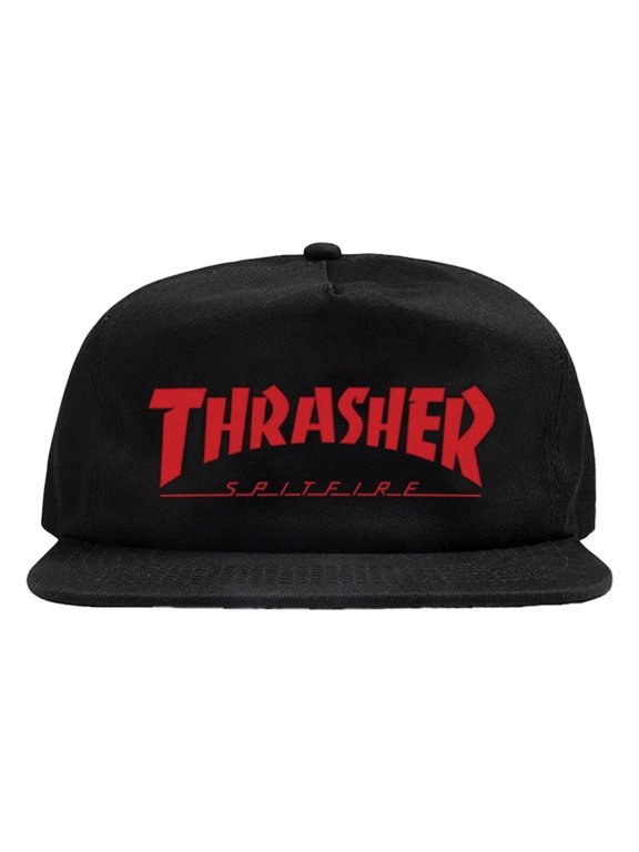 Spitfire Mag Logo Black/Red Adjustable Hat