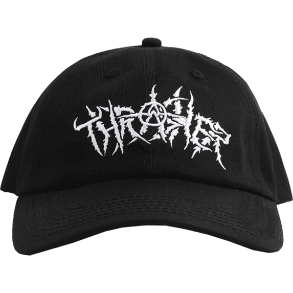 Thrasher Thorns Old Timer Skate HAT - Adjustable Black