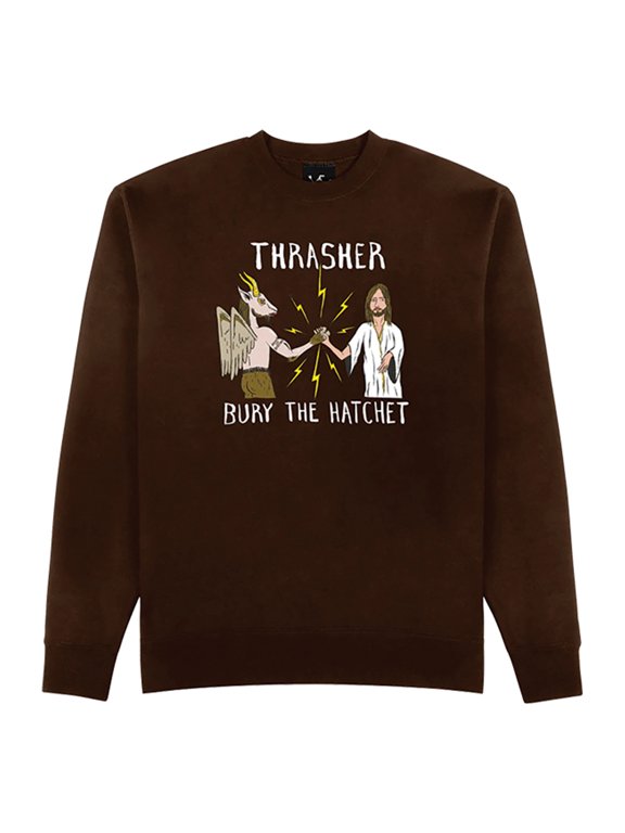 Toy Machine BTH Dark Chocolate Crew Sweater S