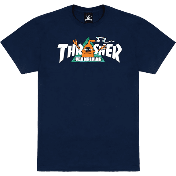Thrasher Toy Machine Vortex Ss L-Navy