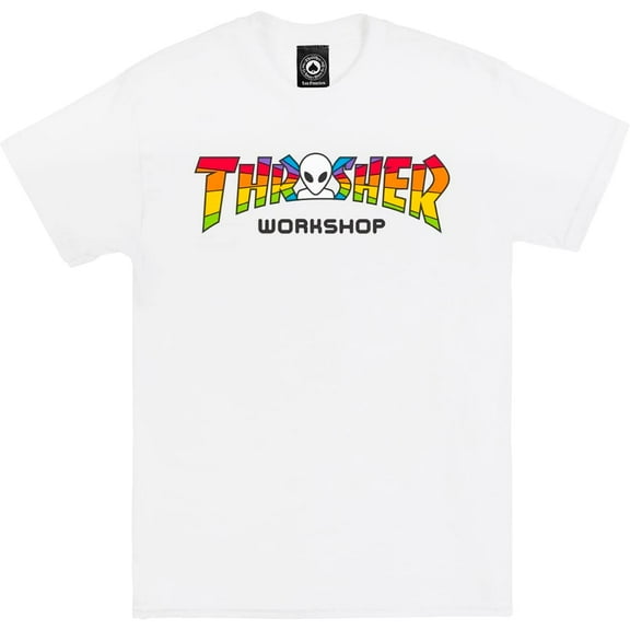 Thrasher x Alien Workshop Spectrum Small Extra Large - White