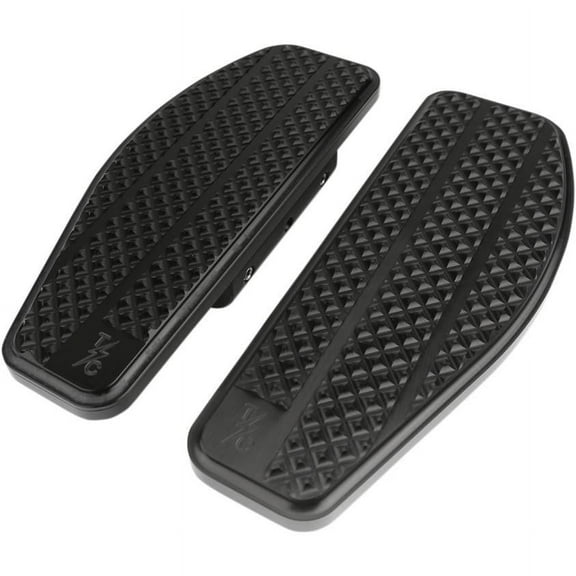 Thrashin Supply Co TSC-2205-1 Bagger Passenger Floorboards - Black Anodized