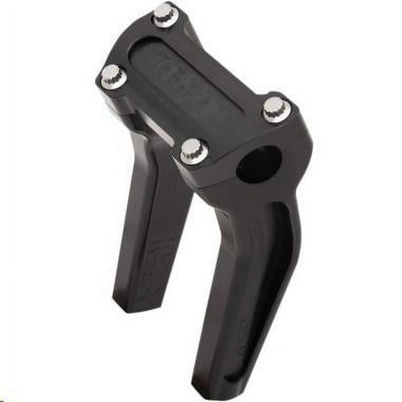 Thrashin Supply Co TSC-6525-1 Pullback Handlebar Riser Kit without Gauge Cutout - 6-1/2in. - Anodized Black