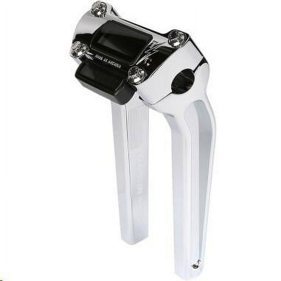 Thrashin Supply Co TSC-9500-3 Pullback Handlebar Riser Kit with Gauge Cutout - 9-1/2in. - Chrome