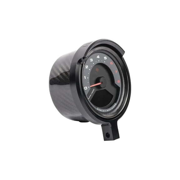Thrashin Supply Company TSC-2710-1 Softail Gauge Relocation Kit - Black