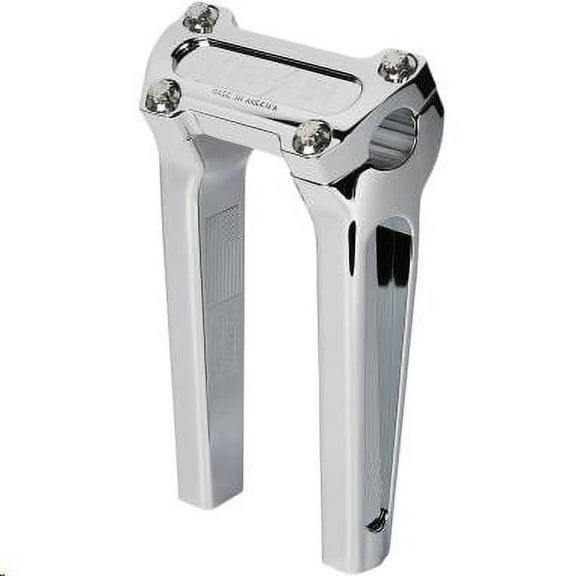 Thrashin Supply Company TSC-8000-3 Straight Handlebar Riser Kit without Gauge Cutout - 8in. - Chrome