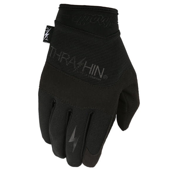 Thrashin Supply Covert V2 Mens Textile Gloves Black/Black SM