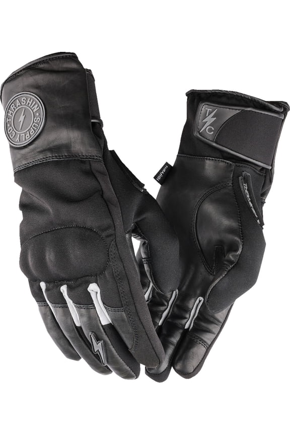 Mission Mens Waterproof Motorcycle Gloves Black XXL