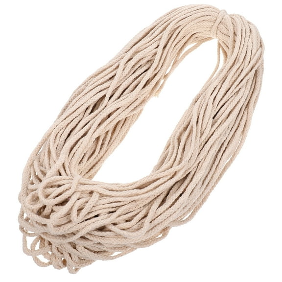 Raindrops DIY Clothesline Rope for Hand Sewing and Crafts in Beige Color Polyester Cotton 1 Roll
