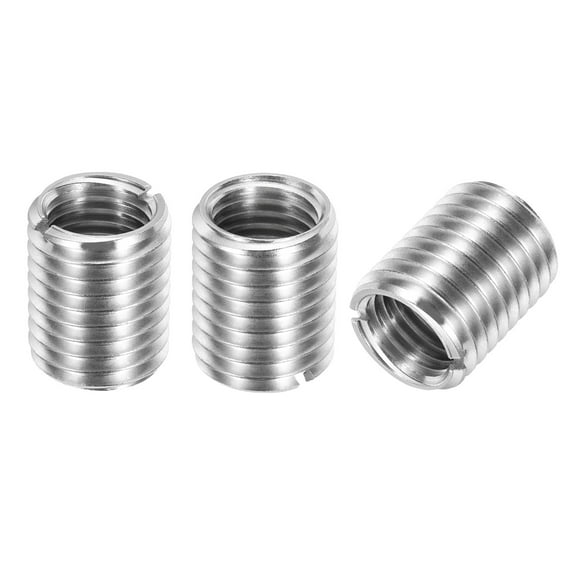 Thread Adapters Sleeve Reducing Nut, 3Pcs M20x2.5 Male to M16x2 Female Repairing Insert Nut Screw Reducer Conversion 303 Stainless Steel Fastener 25mm