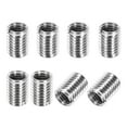 thumbnail image 1 of Thread Adapters Sleeve Reducing Nut, 8 Pcs M12x1.75 Male to M10x1.5 Female Repairing Insert Nut Screw Reducer Conversion 303 Stainless Steel Fastener 15mm, 1 of 7