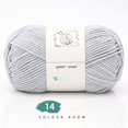 thumbnail image 1 of Thread Ball*1 Clearance! 1Pc=100G Hand Woven Cotton Yarn Soft Crochet Yarn for Hand Knitting Warm Sweater Sofa Cushion Scarf Diy (Color : 1Pc 01) Diy Knitting Diy, 1 of 4