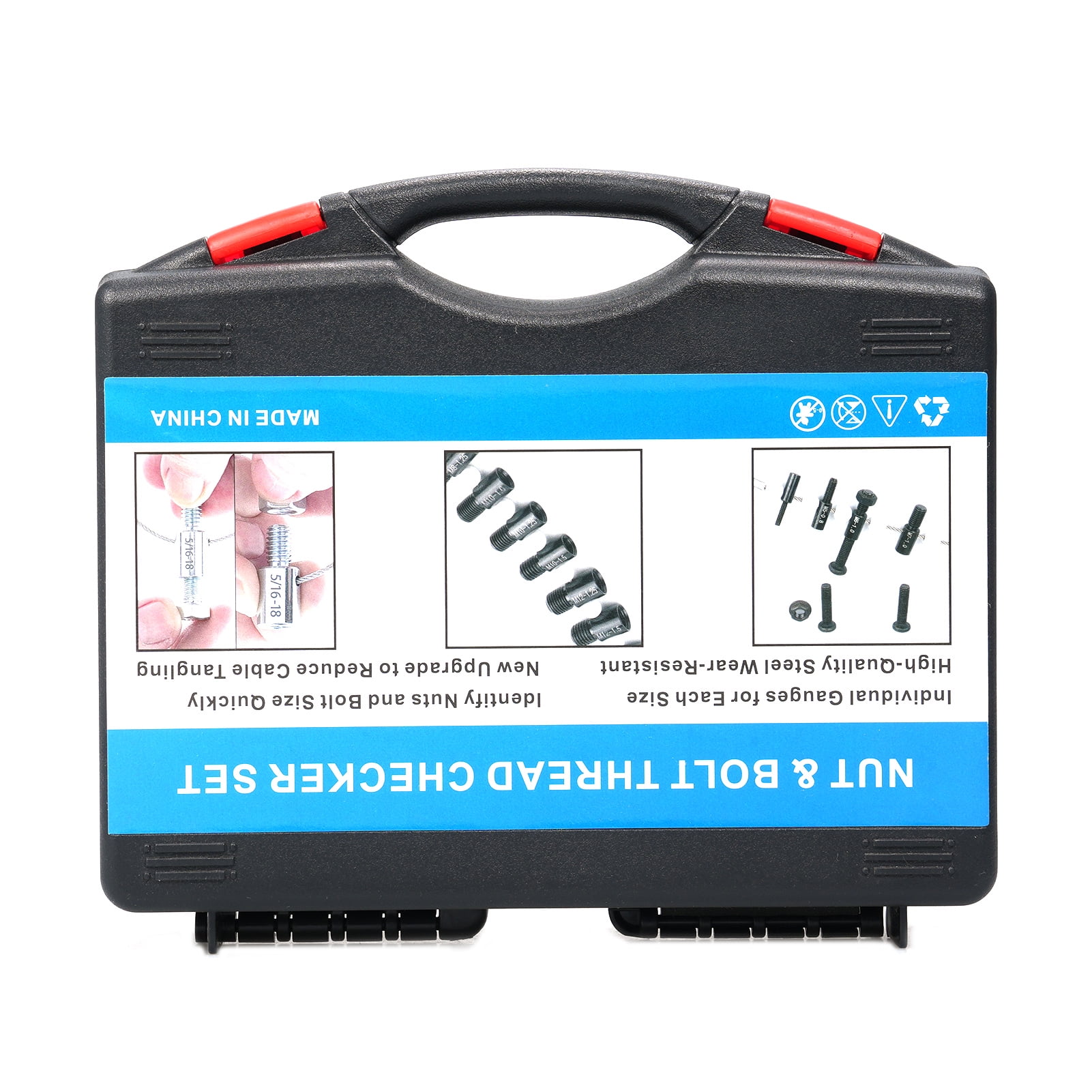 Thread Checker,Inch 12 14 Inch 26pcs Male/female Suitable Checker And ...