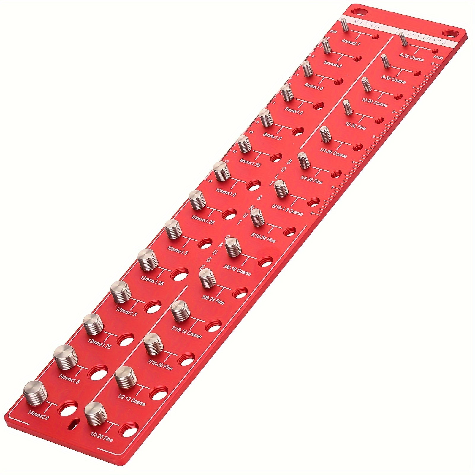 Thread Checker, Nut And Bolt Thread Checker, Bolt Size And Thread Gauge, Bolt And Nut Identifier