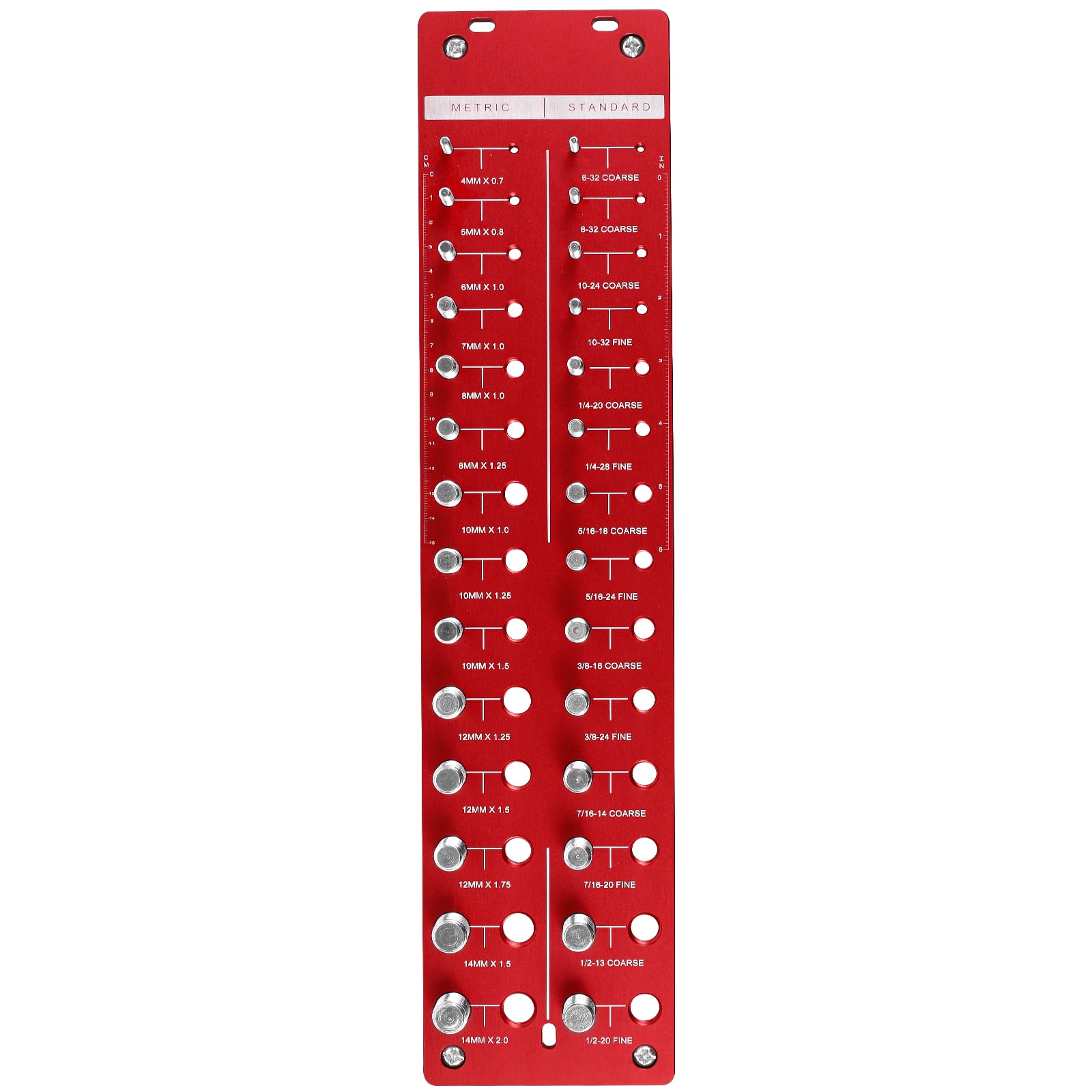 Thread Checker, Nut and Bolt Thread Checker, Bolt Size and Thread Gauge, Bolt and Nut Identifier