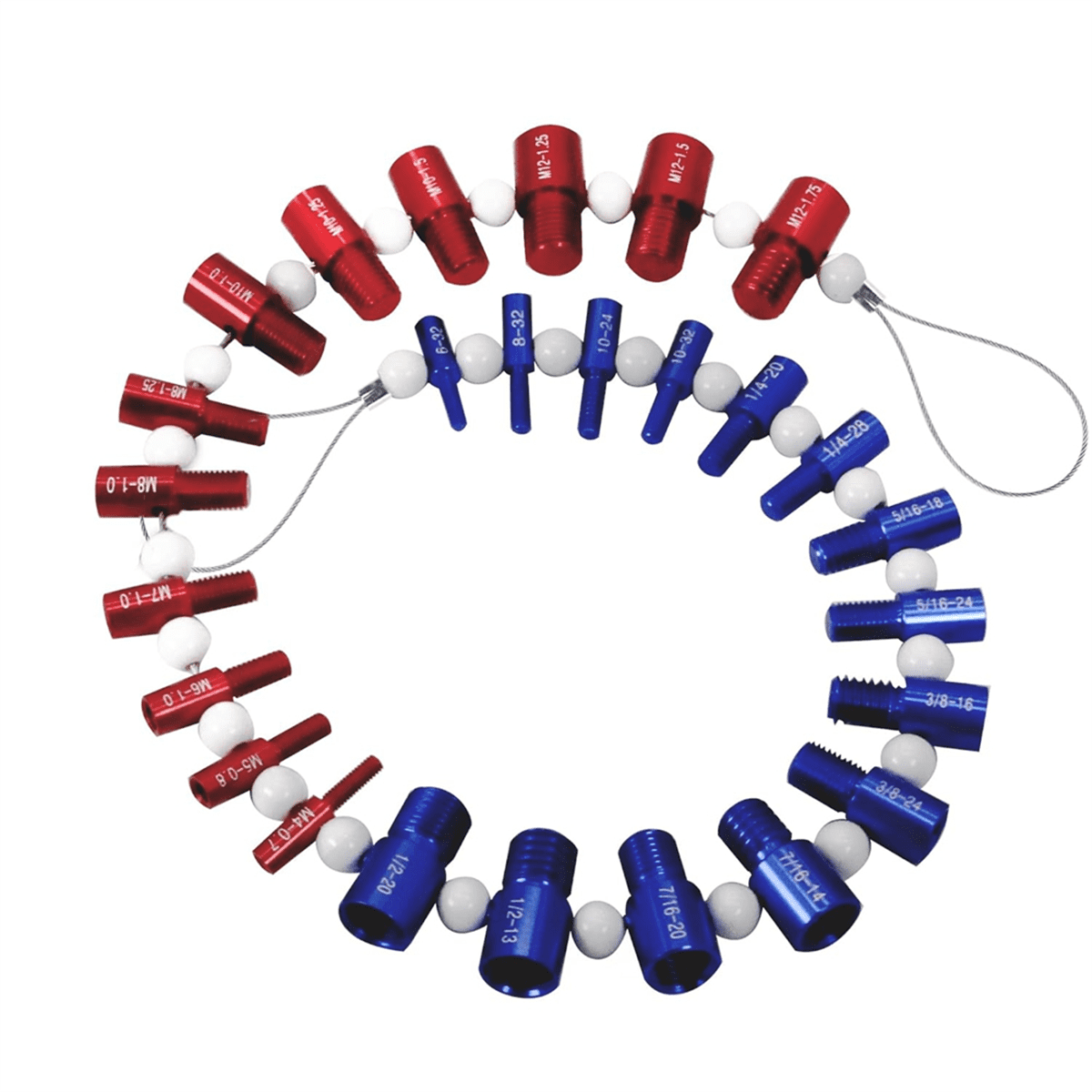 Thread Checkers Nut \u0026 Bolt -26 Bundle Thread Tester Checker Nut and Bolt Checker-14 Pc Inch \u0026 12 Pc Metric Sizes