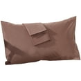 Thread Count Black Pillowcases Standard Covers Beige 400 Thread Count