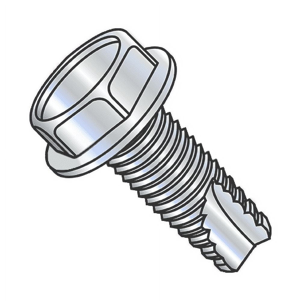 Thread Cutting Screw Type 23 Indented Hex Head with Washer Zinc