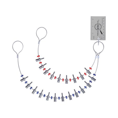 Thread Detective Thread Identifier / Thread Checker 20-1/2 in. L X 2 in. W Thread Gauge