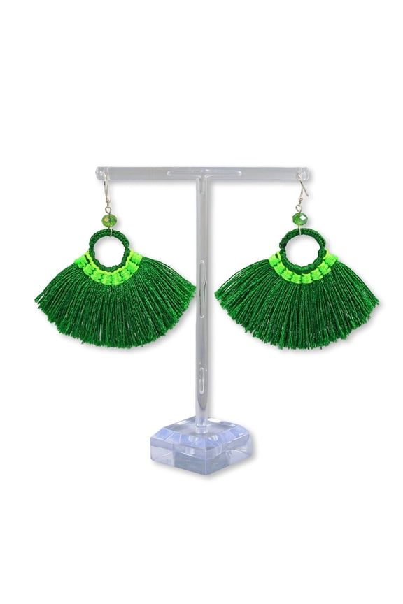 Thread Fringe Bohemian Tassel Dangle Drop Earring