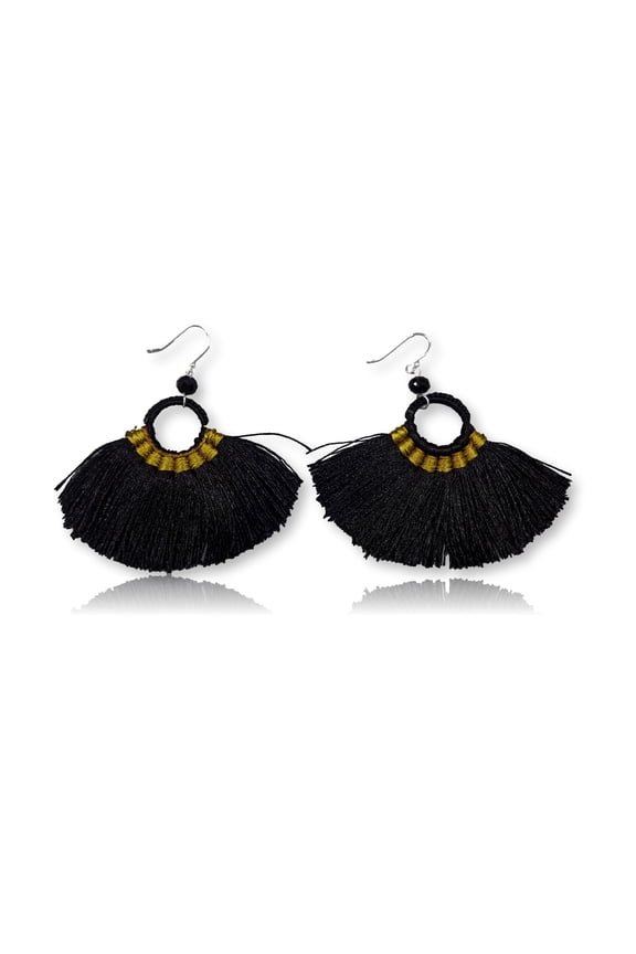 Thread Fringe Bohemian Tassel Dangle Drop Earring