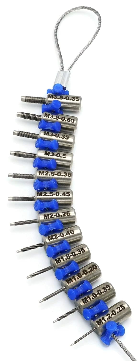 Thread Gauge Small Metric Sizes Nuts, Bolts & Screws Measuring