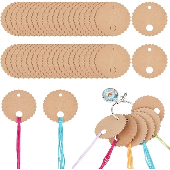 Thread Keeps with Thread Drops Simple Floss Drops with Daisy Floss Ring and 100pcs Thread Organization for Craft DIY Sewing Storage Alloy