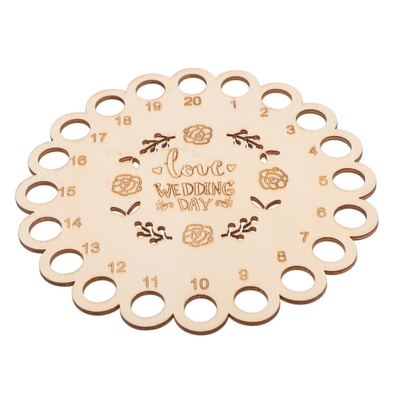 Compact Brown Plastic Thread Organizing Tool for Home Use Creative Hollow Design 1Pc