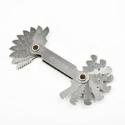 Thread Pitch Cutting Gauge Tool Set- 55 And 60  Inch Metric-Imperial Gear Tooth Screw Pitch Gauges Measuring Tools