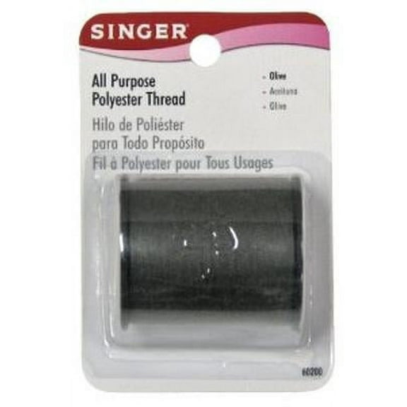 Thread Poly Olive 150 Yds, PartNo 60200, by Dyno Merchandise Cor, Foot-Sewing-Sh