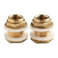 Thread Reducer Brass Hex Reducing Adapters for Tank Feedthrough for ...
