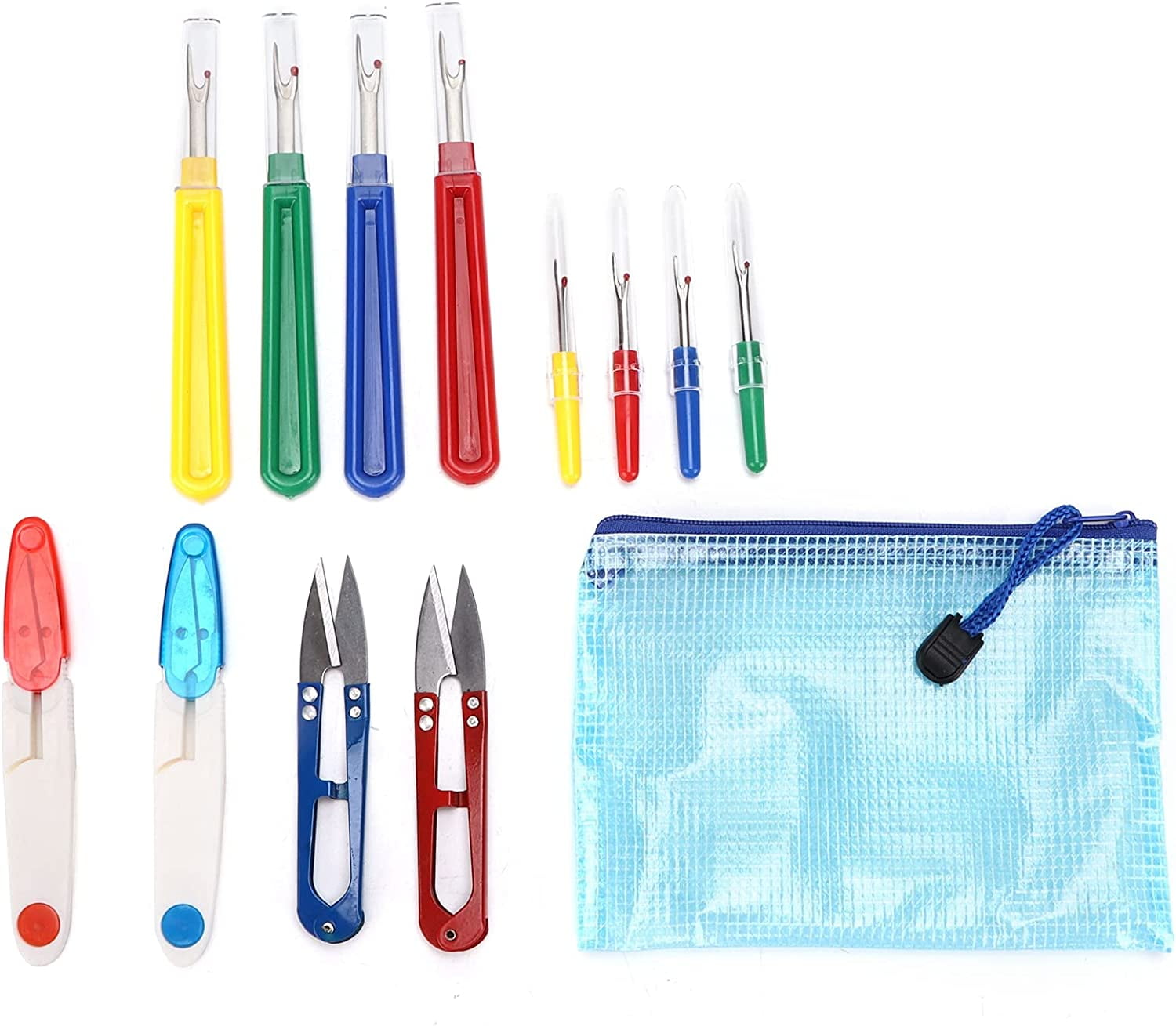  Seam Ripper And Thread Remover Kit For Sewing 2 Big 2 Small Stitch  Ripper Tool And 1 Thread Snips